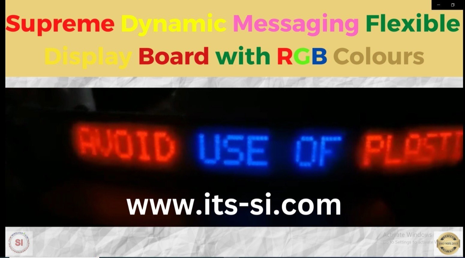 Led Flexible Display - Full Color Standard Size | Outer Application, Segment Display Function, Led Light Technology