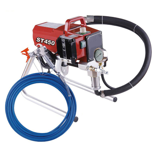 Red Paint Spray Machine