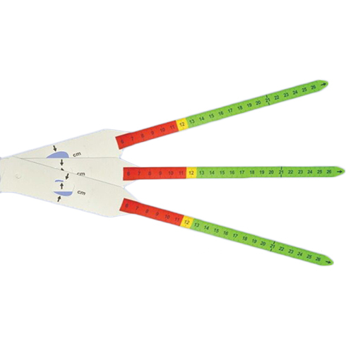 Ahsa Hbyc Muac Measuring Tape - Manual, Portable Measuring Tool | New Condition, Available In Red And Green, Designed For Accuracy