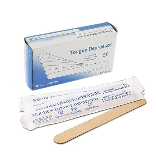 Wooden Tounge Depressor - Color: Cream