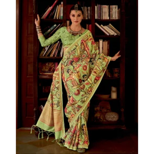 Multicolor Fancy Art Silk Saree