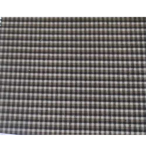 मिनी ब्राउन चेक्स फैब्रिक
