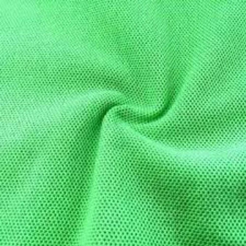 Super Cotton Lycra Fabric - Cotton Lycra Blend, 150 cm Width, Lightweight, Green Color, 40s Yarn Count | Stretchable, Minimal Shrinkage, All Seasons