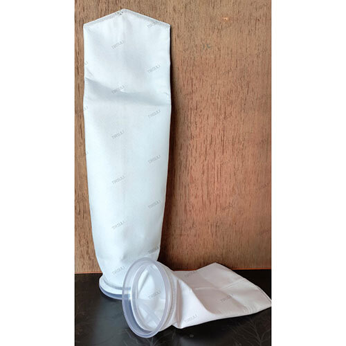 White Pp Filter Bag 4*20 - High Resistance Pp Material, Various Sizes Available, Customizable Color, 100% Filtration Efficiency | Non-woven Design For Commercial Use
