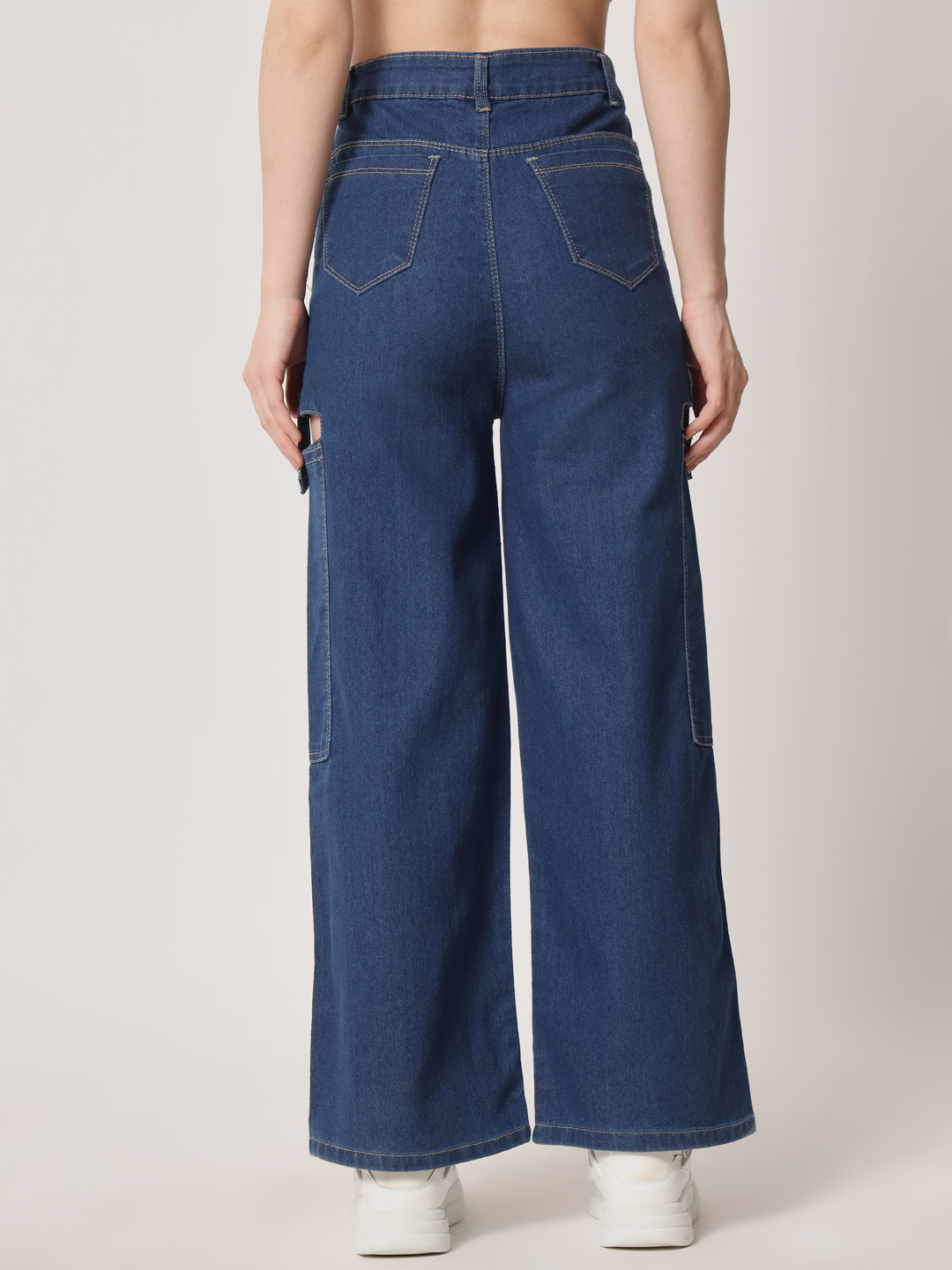 M Moddy 631bw Women Denim Baggy Jeans - Feature: Washable