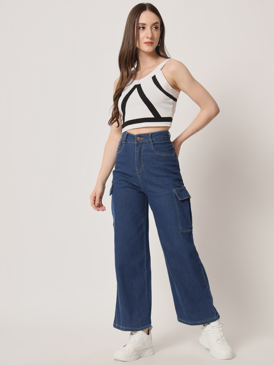 M Moddy 632bw Baggy Women Denim Jeans