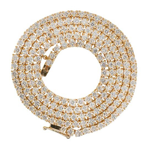 Mens Customized Diamond Chain - Diamond Clarity: I3