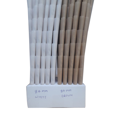Different Available 84Mm White And Bown Pre Rolled Cone