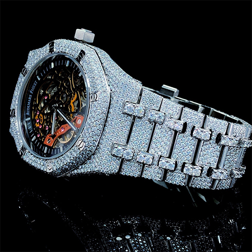 Diamod Studded Watch - Color: As Per Requirement