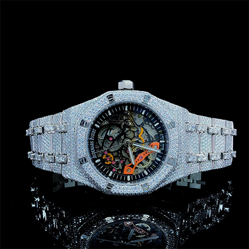 Diamod Studded Watch - Color: As Per Requirement