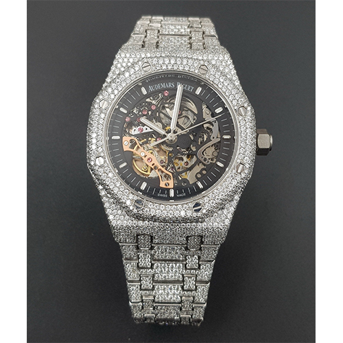 Diamod Studded Watch - Color: As Per Requirement
