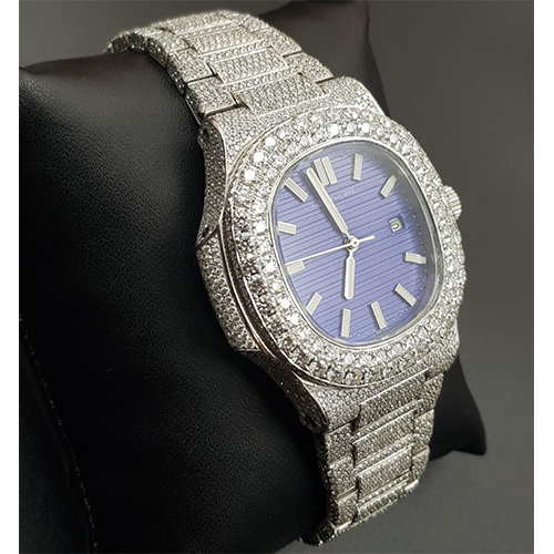 Diamod Studded Watch - Color: As Per Requirement