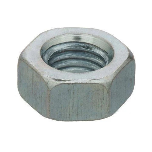 High Tensile Hex Nut - Stainless Steel Industrial Usage in Various Sizes | Silver Finish for Enhanced Durability and Strength