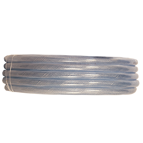 Transparent Braided Hose Pipe - Pvc, 30 Mtr, 3/4 Inch Diameter | Galvanized Surface Treatment, Socket Joint Connection, Multiple Colors Available