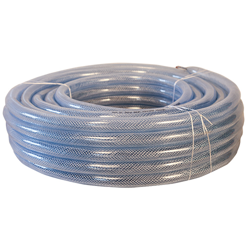 Transparent Braided Hose Pipe - Pvc, 30 Mtr, 3/4 Inch Diameter | Galvanized Surface Treatment, Socket Joint Connection, Multiple Colors Available