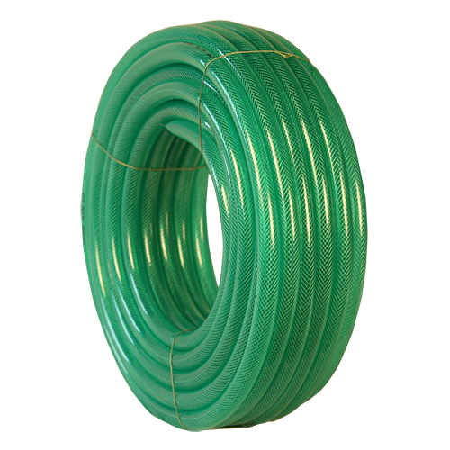 Green Braided Hose Pipe - Pvc Material, 15m, 30m, 50m Lengths | Galvanized Surface, Socket Joint Connection, Multiple Colors Available