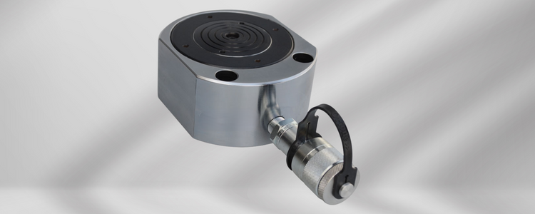 Hydraulic Flat Jacks Plain Ram Single Acting Spring Return - 5-200 Ton Capacity, 8-16 Mm Stroke Length, High-strength Alloy Steel Body, Safety Lock Nut