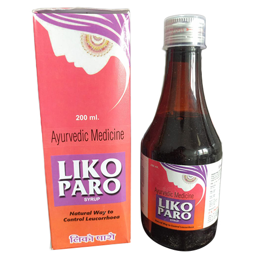 Ayurvedic Leucorrhoea Syrup - 200 ML Bottle | Suitable for Adults, Store in Cool Place, Recommended Dosage