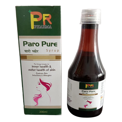 Ayurvedic Control Syrup - 200 ML Dosage for Adults | Effective Relief from Skin Infections and Allergies, Store in Cool Place