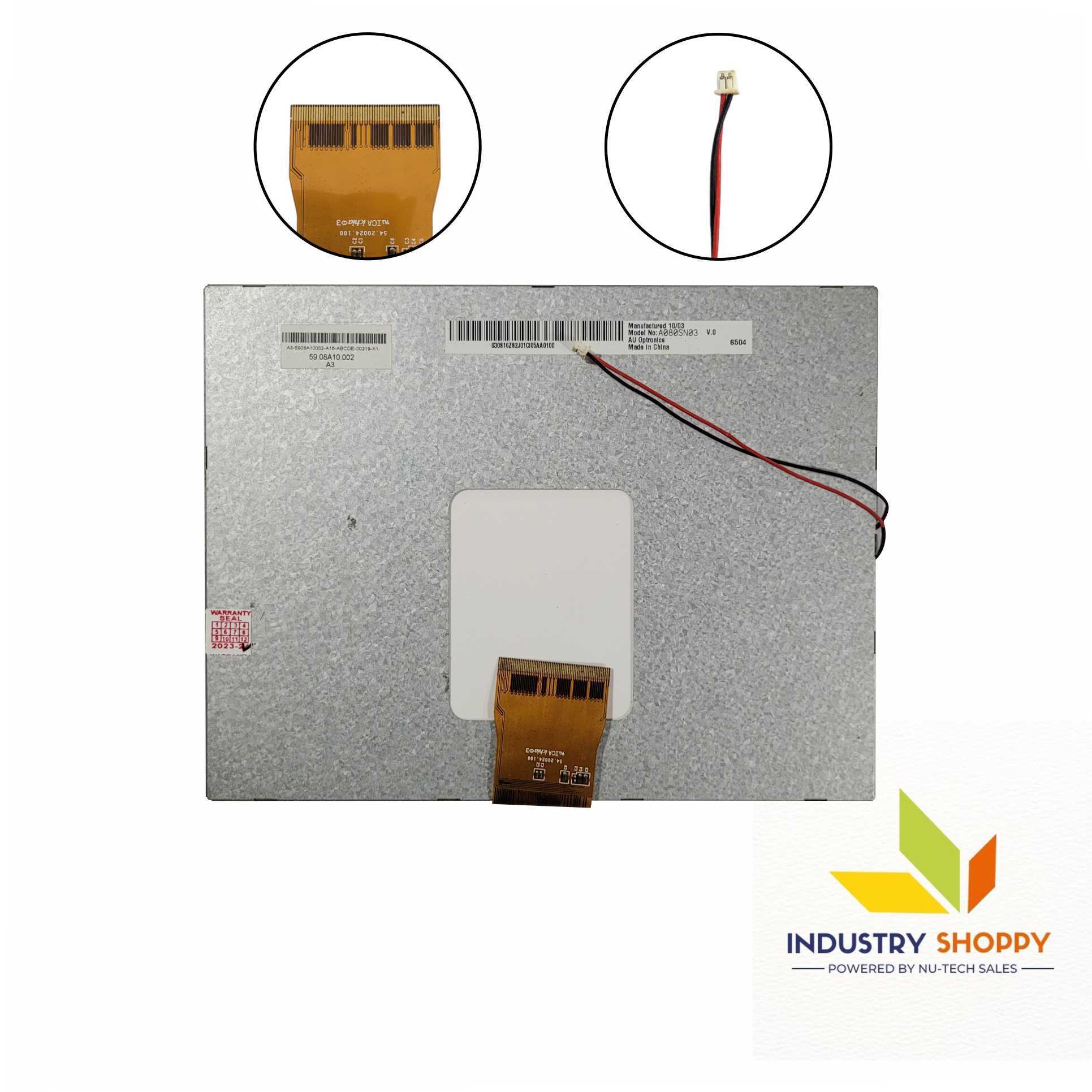 Auo A080sn03-v.0 Lcd Module - Application: Industrial