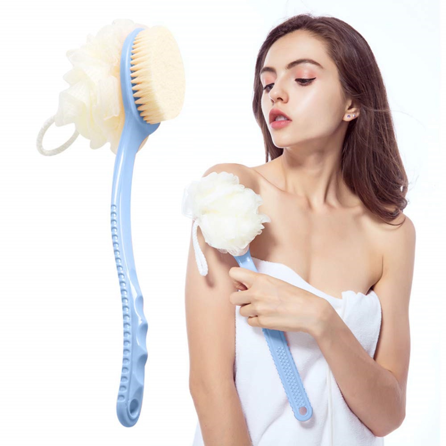 Bath Brush With Handle
