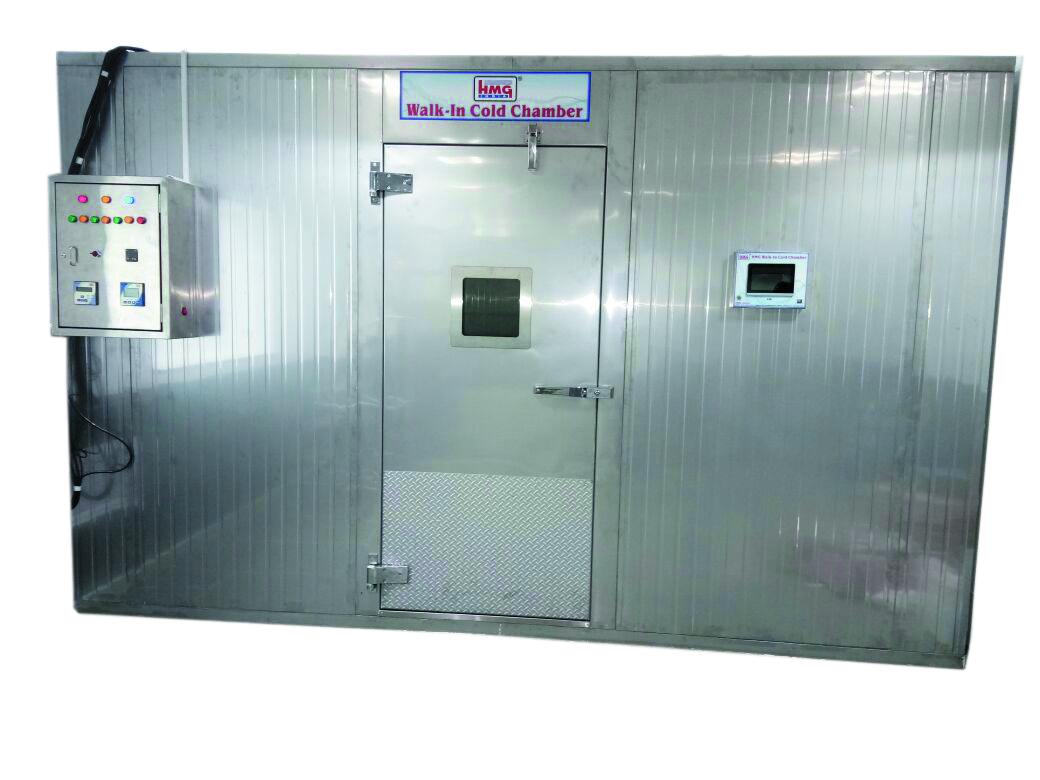 Silver Blank Back Ground Walk In Chamber