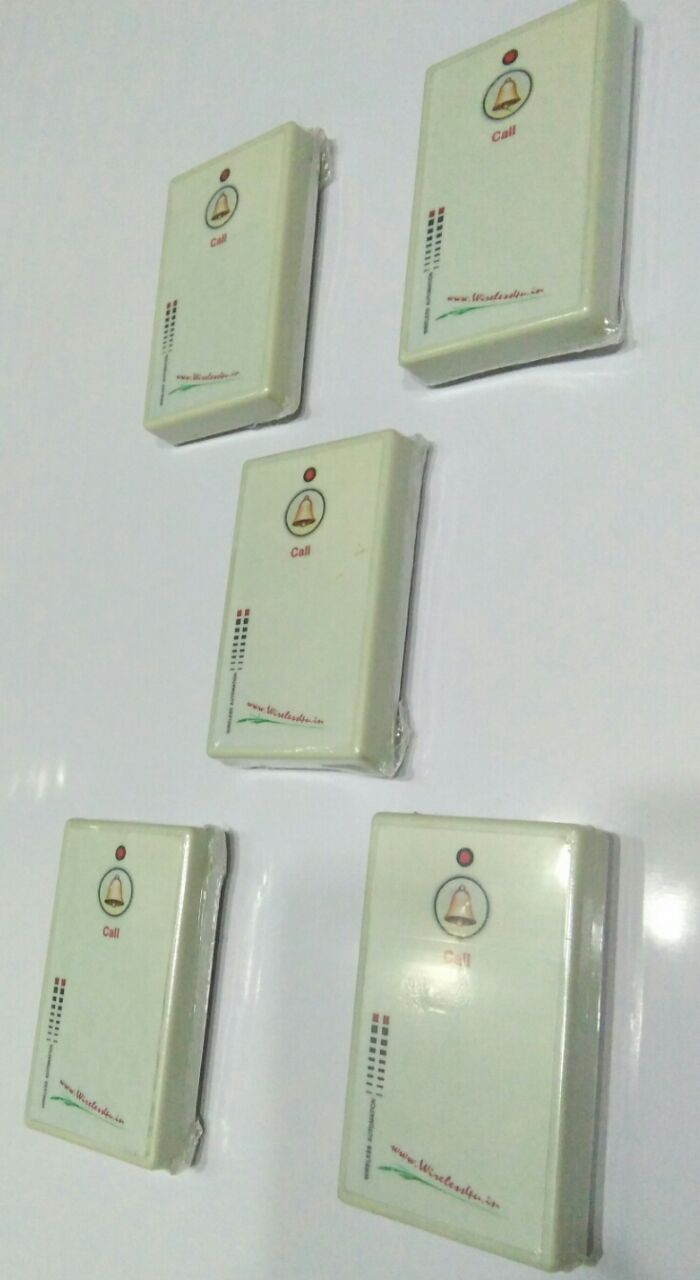 Wireless Subordinate Call Bell - 110-220v, Led Light | Enhanced Communication For Hospitals, Restaurants & Offices, Multi-display System, Real-time Data Logging