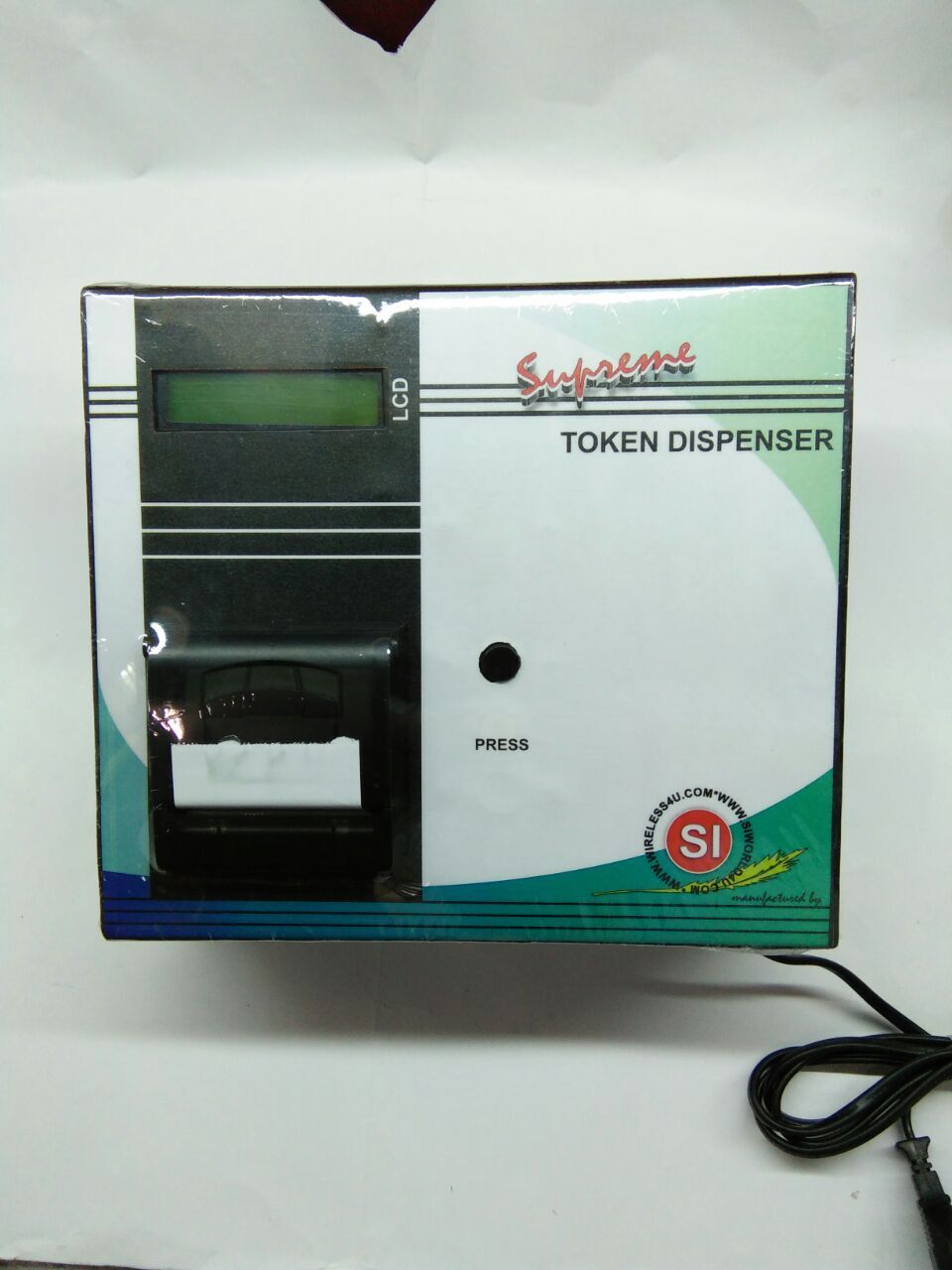 Supreme Token Dispenser - Standalone System, Indoor Use With Led Light | Zero Maintenance, Plug And Play, Ideal For Multiple Opds