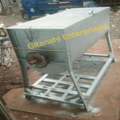 10 Hp Motor Power Animal Cattle Feed Mixer Machine - Color: Grey