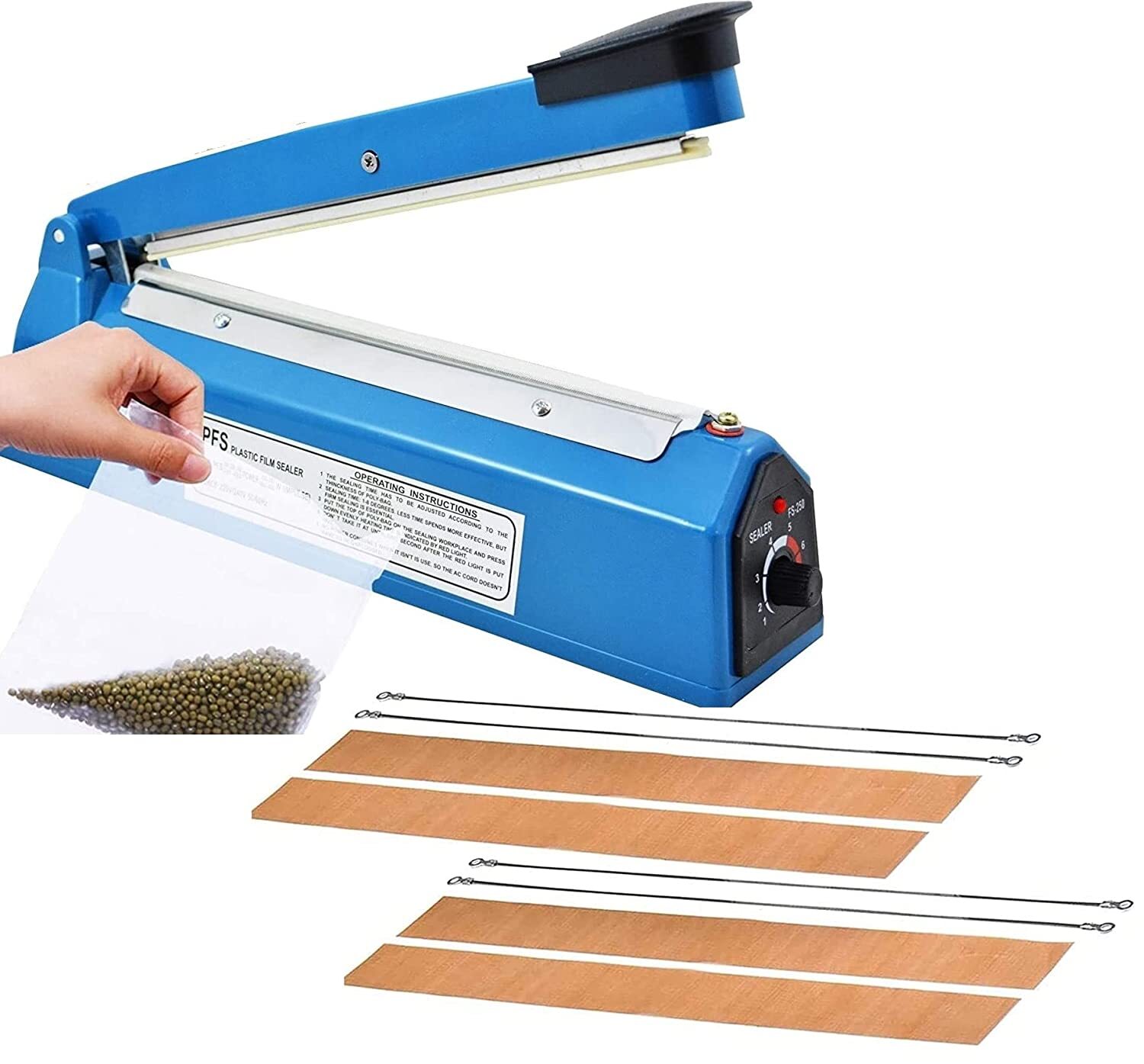 220 V Manual Hand Sealing Machine Application: Industrial