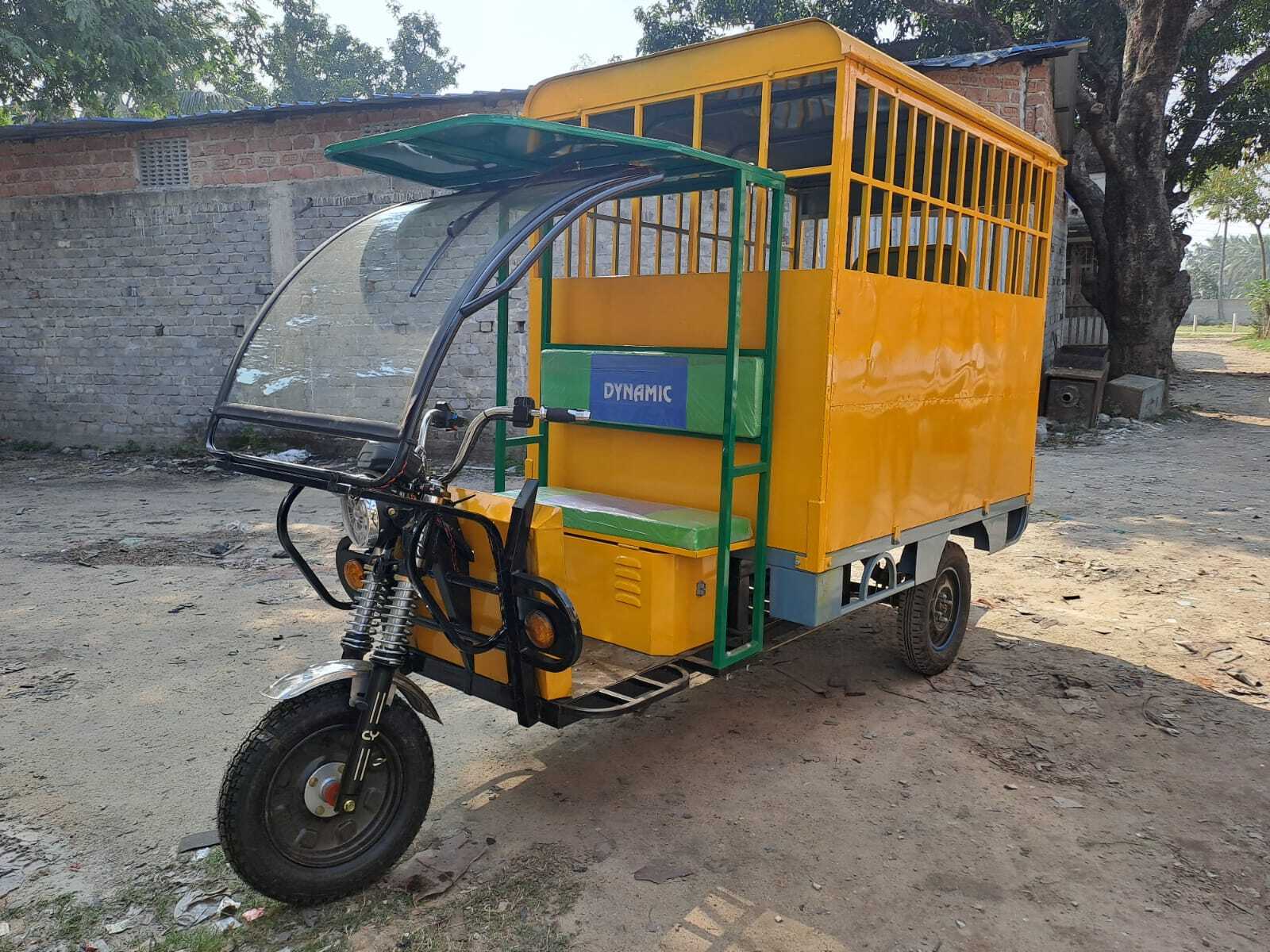 Electric School Van - Color: Yellow Paint Coated