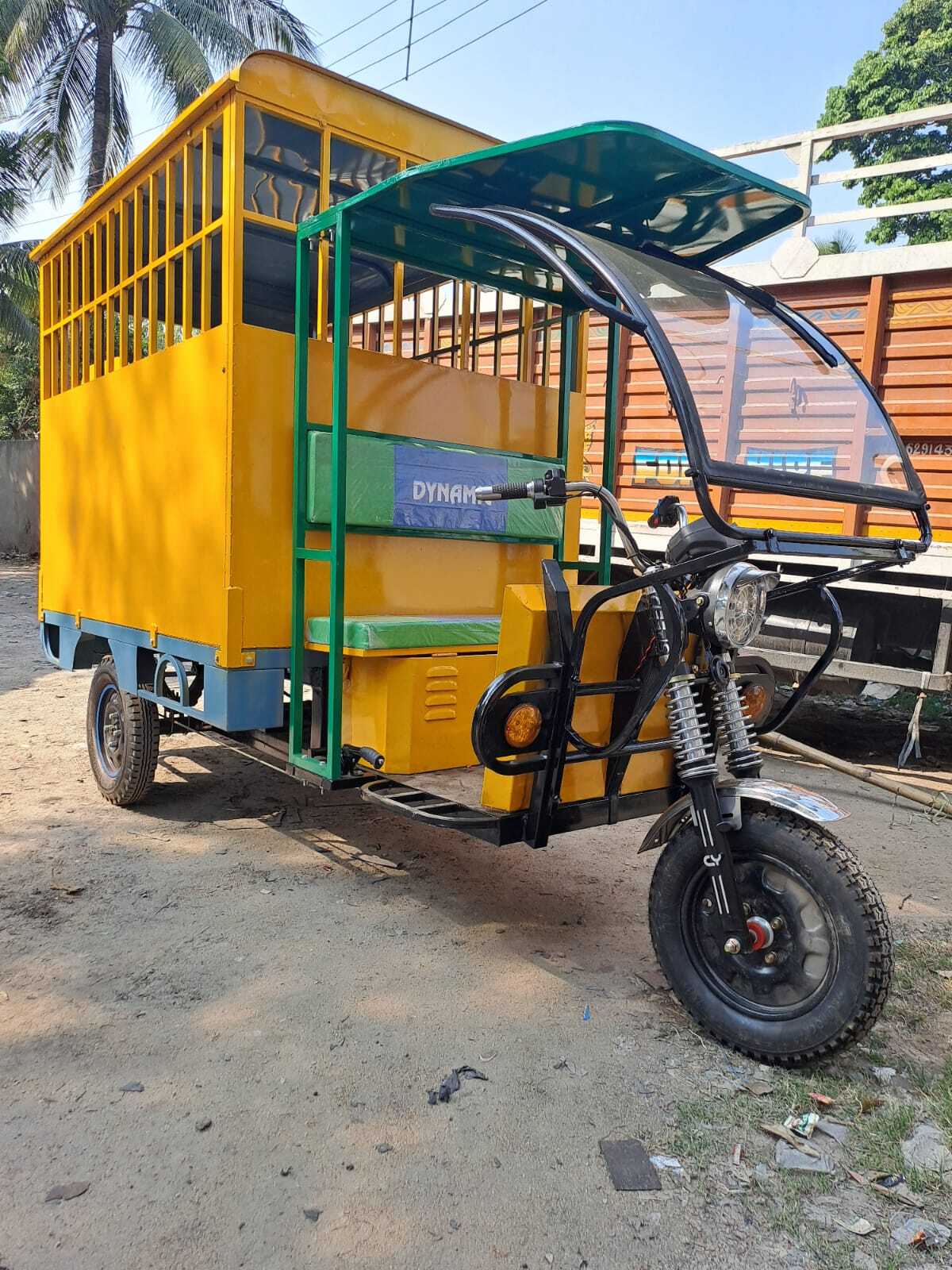 Electric School Van - Color: Yellow Paint Coated