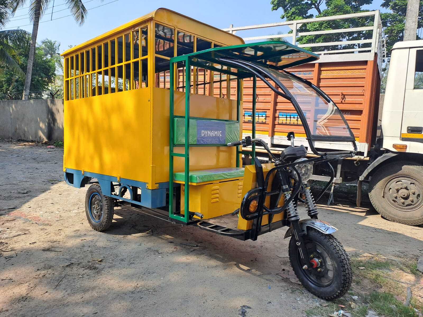 Electric School Van - Color: Yellow Paint Coated