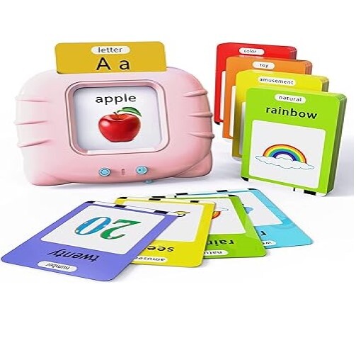 Sanishth Educational Talking Flash Cards - Plastic, 250 Grams, Multicolor | Interactive Learning Toy For Ages 3-11