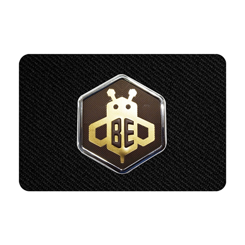 गोल्डन बी सिल्वर लेबल बैज