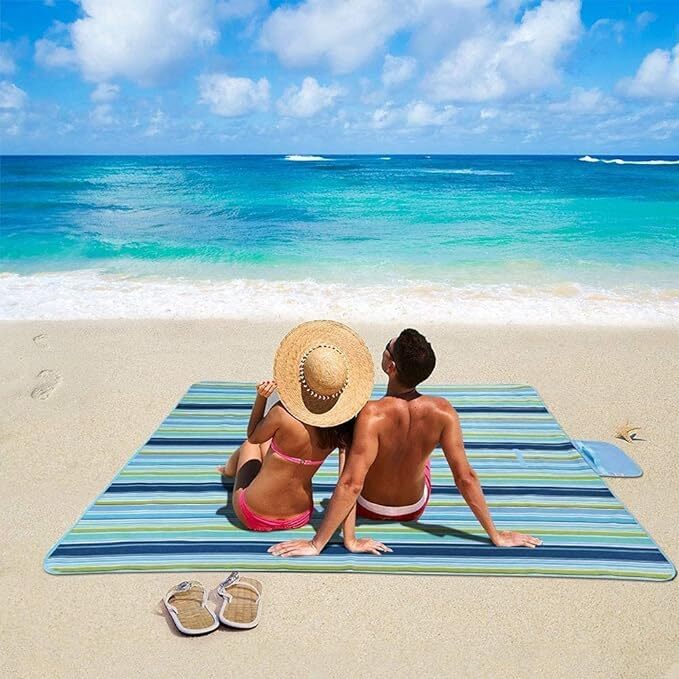 Laxvila India Picnic Mat Waterproof Sand Proof Foldable Portable Large - Multicolor Single Cavity Ideal For Outdoor Activities Like Yoga Camping And Hiking