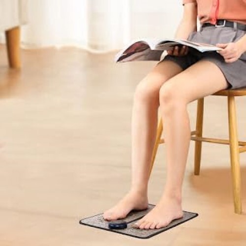 Mitsico Foot Massager - Pu Leather & Foam Cotton Board 55x55x13mm | 8 Modes 19 Intensity Levels Easy To Use Rechargeable & Portable