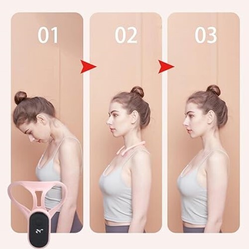 Posture Corrector For Men, Smart Hump Corrector | Ergonomic Posture Trainer With Vibration Reminder On-screen Display, Bakodiu Real-time Monitor