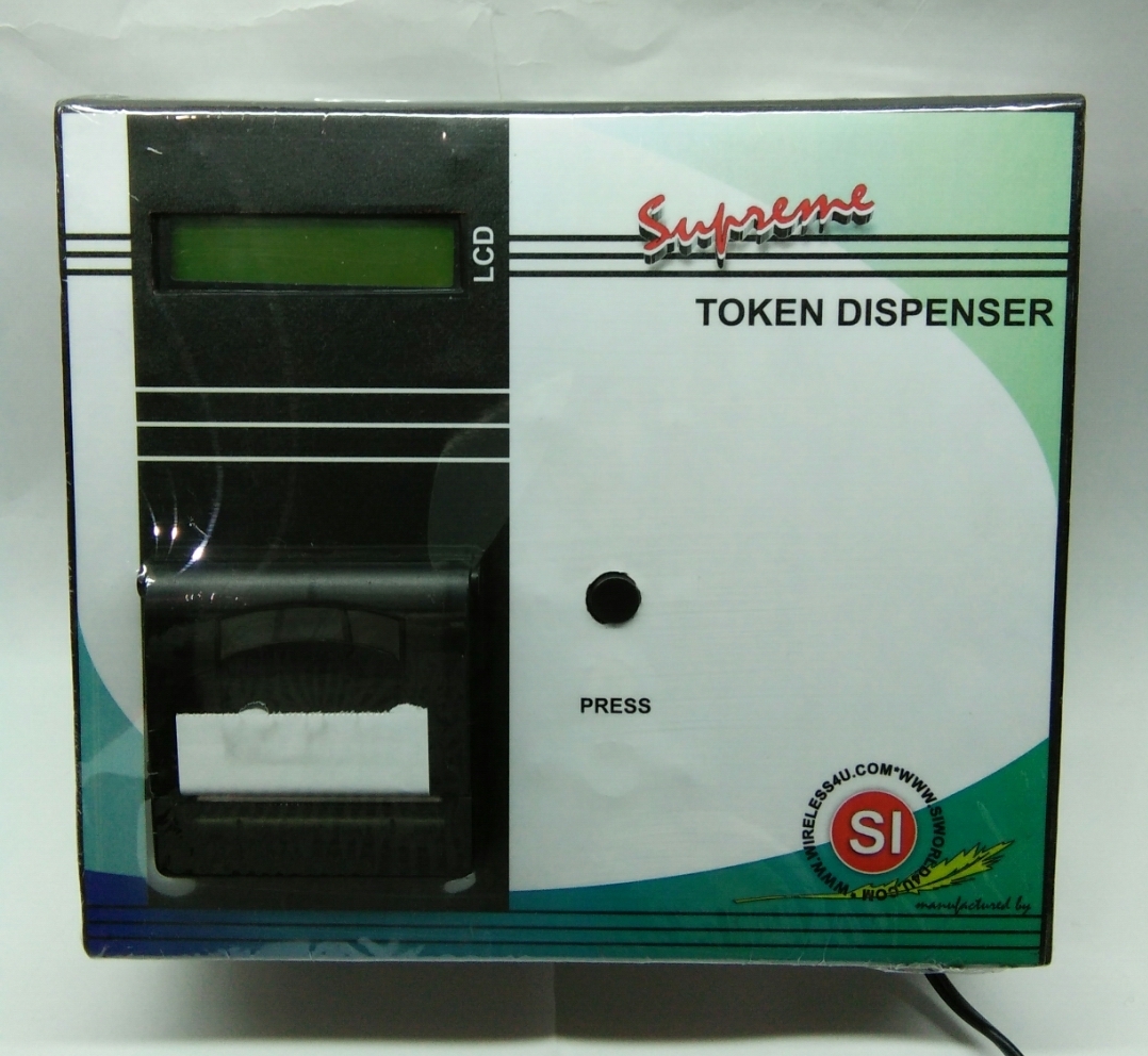 Contactless Token Dispenser - Standard Size, Full Color Led Display | User-friendly Interface, Plug And Play, Zero Maintenance, Scalable Solution
