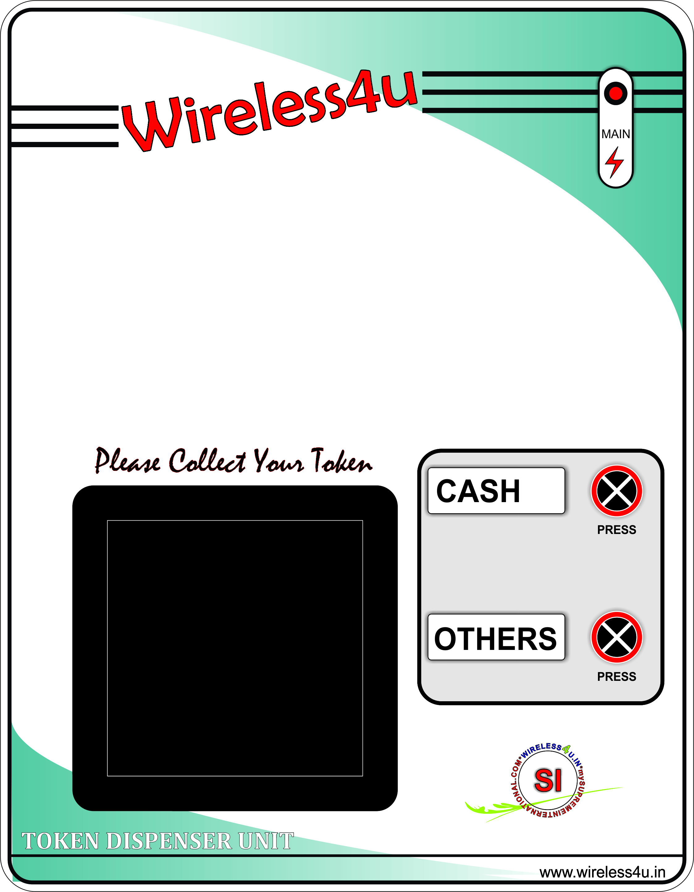 Token Dispenser Single User
