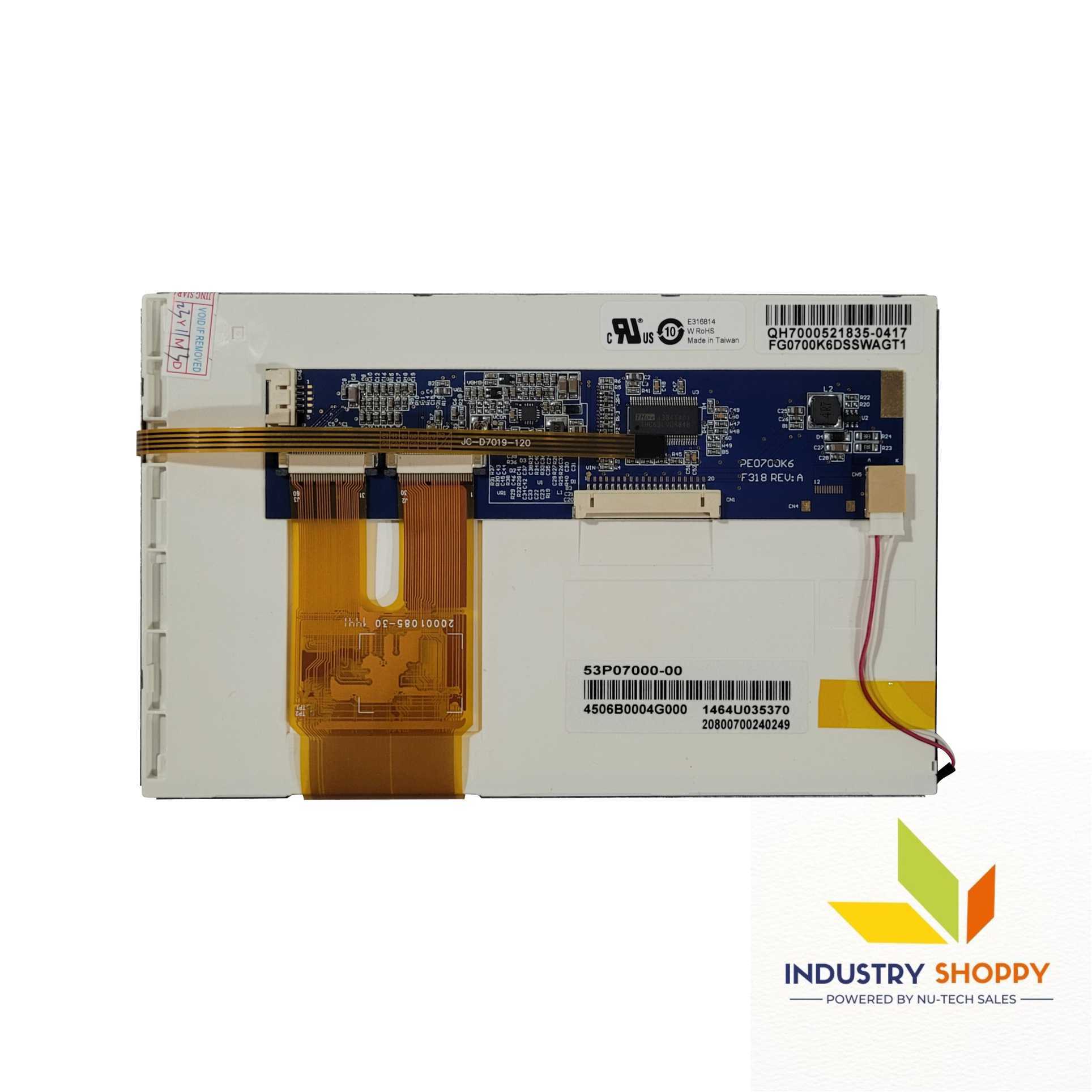 Fg0700k6dsswagt1 Lcd Module With Touch Screen - Application: Industrial