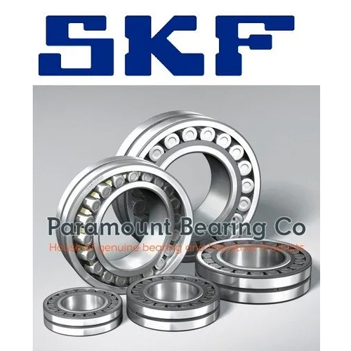 SKF 23026CC Spherical Roller Bearing - Stainless Steel, Bore Diameter 130 mm, Outer Diameter 200 mm, Silver Finish, Industrial Use, Warranty Included
