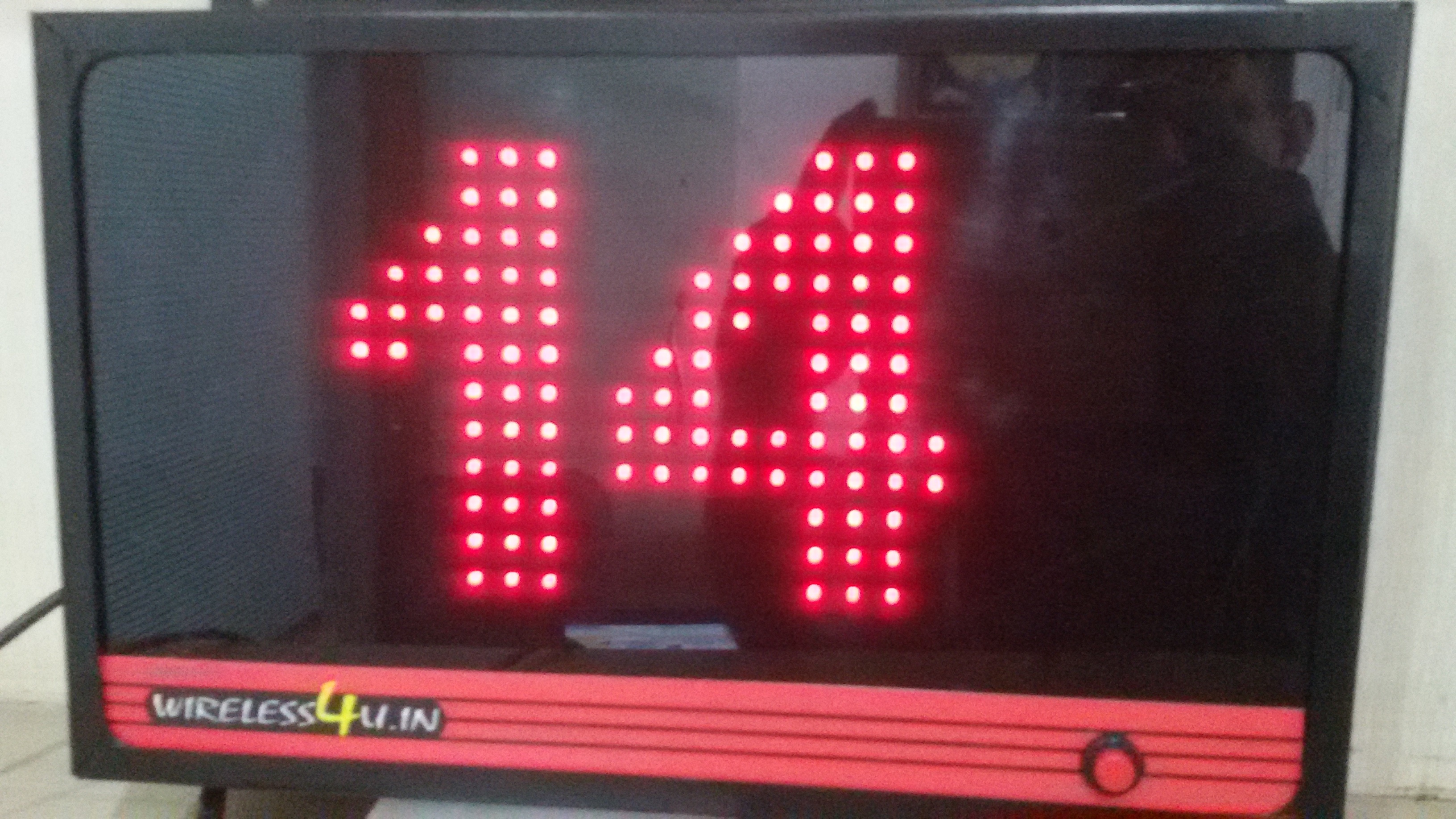 Display Receiver Unit - Led Light, Remote Call Indicator For Patrolling Parties With 2-3 Seconds Reaction Time And Round Robin Display