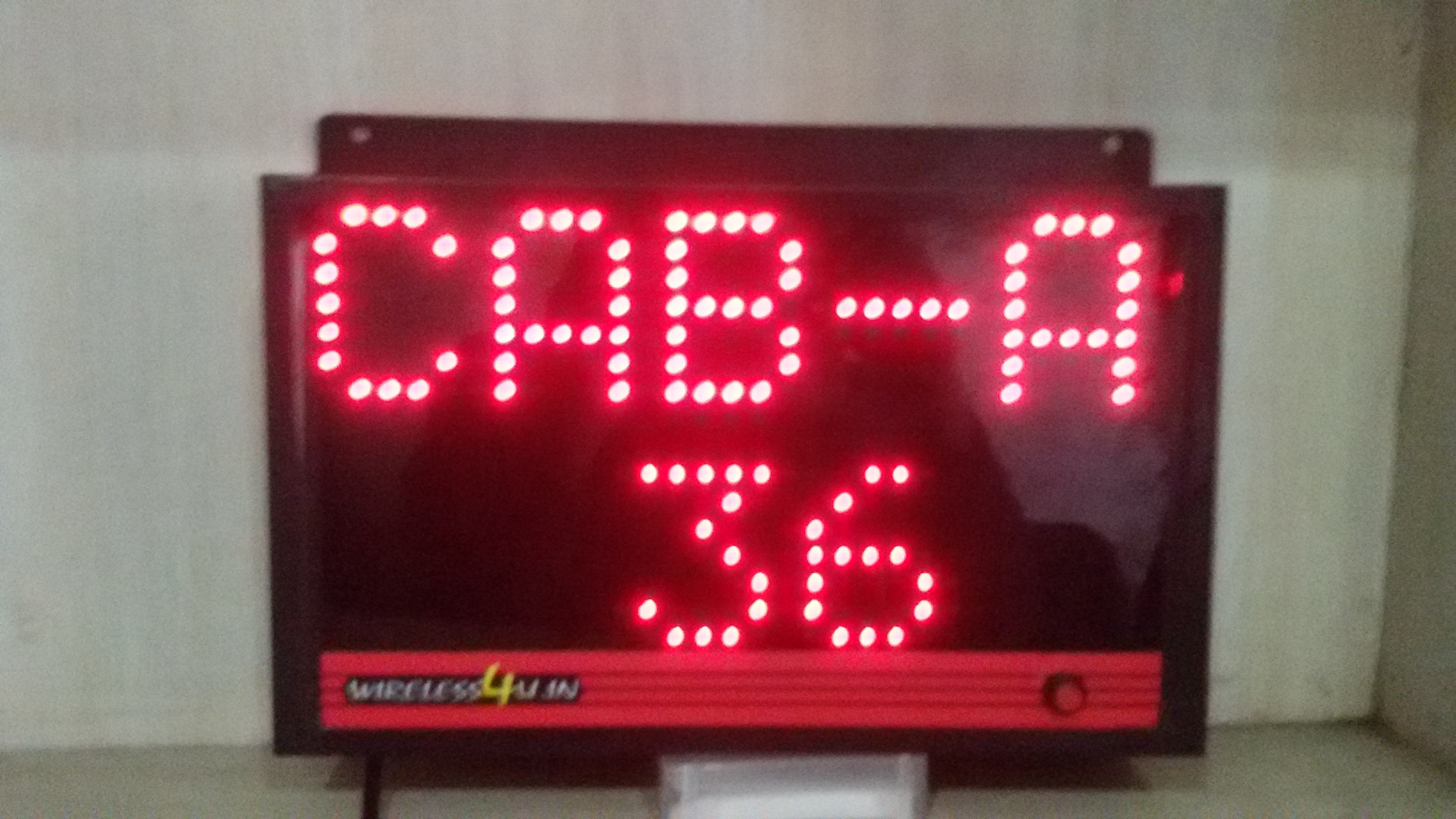 Display Receiver Unit - Led Light, Remote Call Indicator For Patrolling Parties With 2-3 Seconds Reaction Time And Round Robin Display