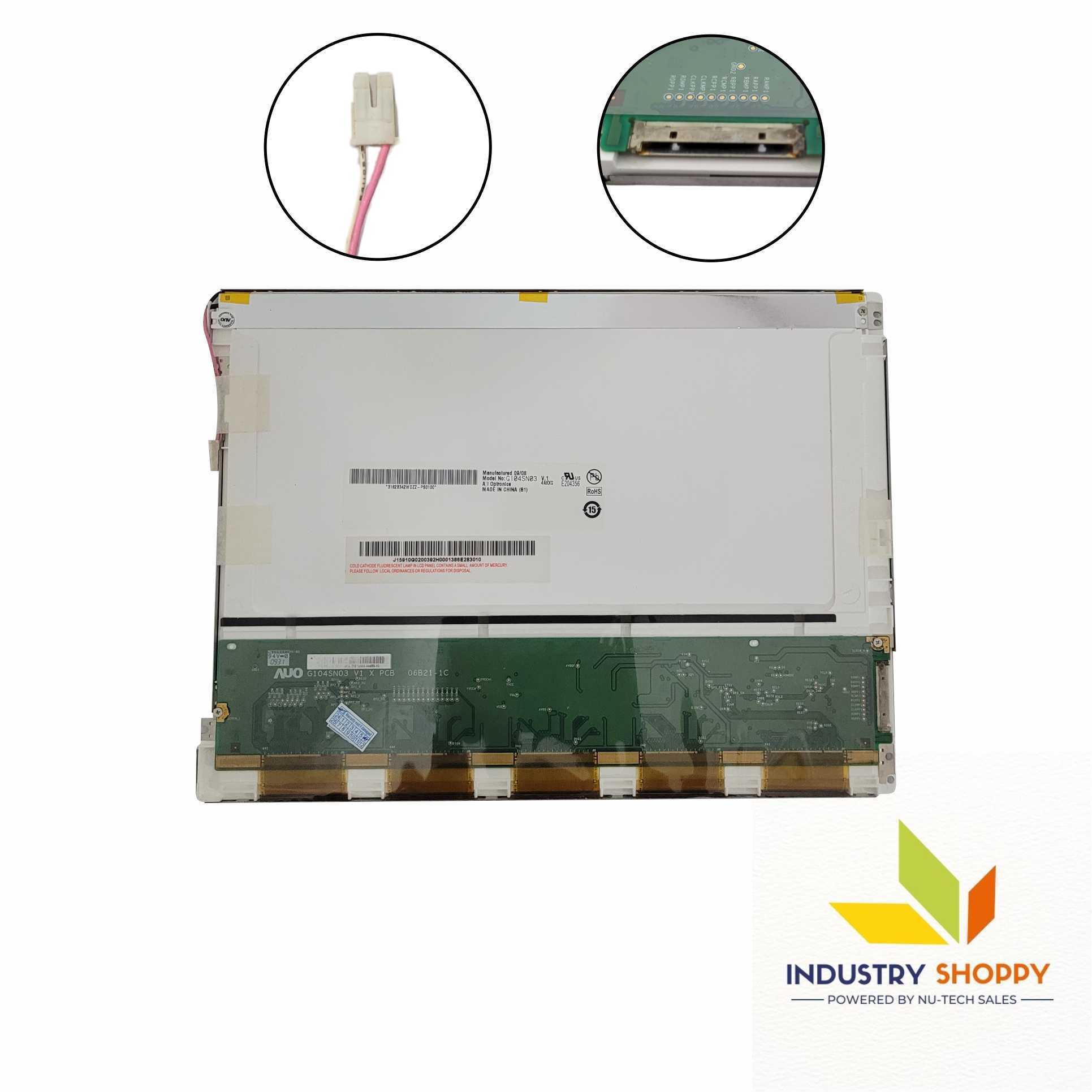 Auo G104sn03-v.1 Lcd Module - Application: Industrial