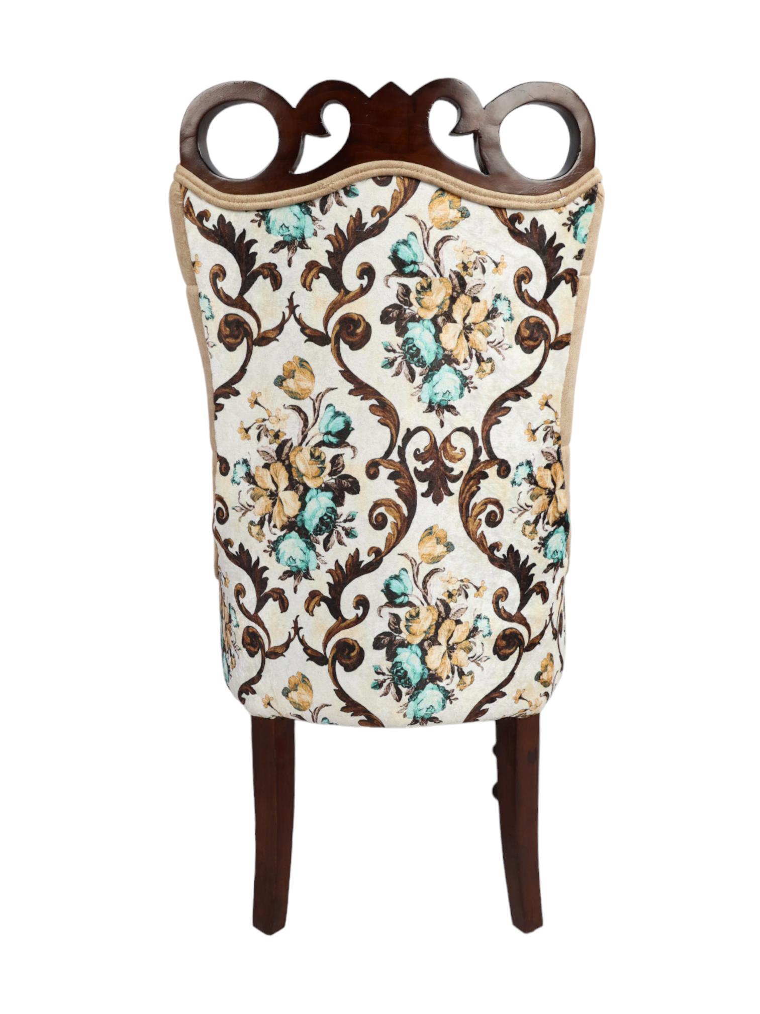 Adhunika Solid Wood Dining Chair - Artwork: Handmade