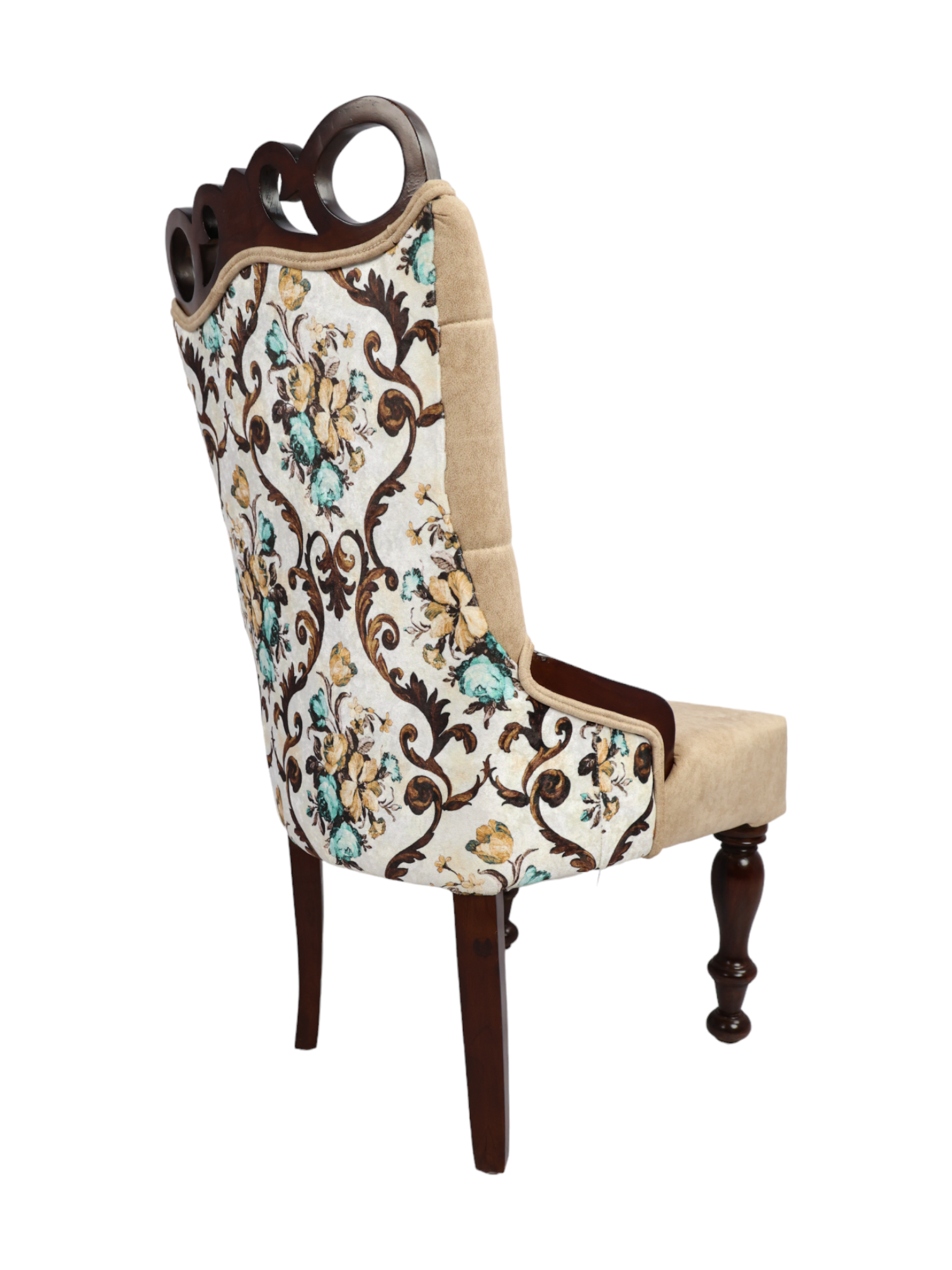 Adhunika Solid Wood Dining Chair - Artwork: Handmade