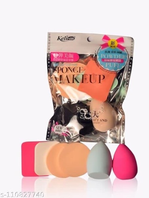 Midazzle Make Up Sponge Beauty Blender Puff - Multicolour, Multiple Use For Skin Brightening & Lightening | Ideal Personal Care Product For Women