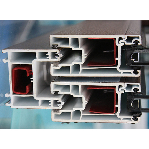 70 Mm Unplasticized Polyvinyl Chloride (Upvc) Casement Profiles - Color: Brown