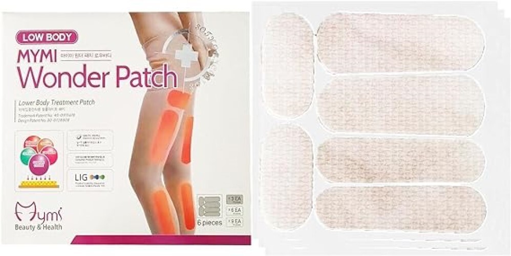 Wukesify Absinth Leg Patch - Plastic Material, Pack Of 3 Slim Patches For Lower Body Care | Suitable For All Ages, Effective Shape Enhancer For Legs And Buttocks